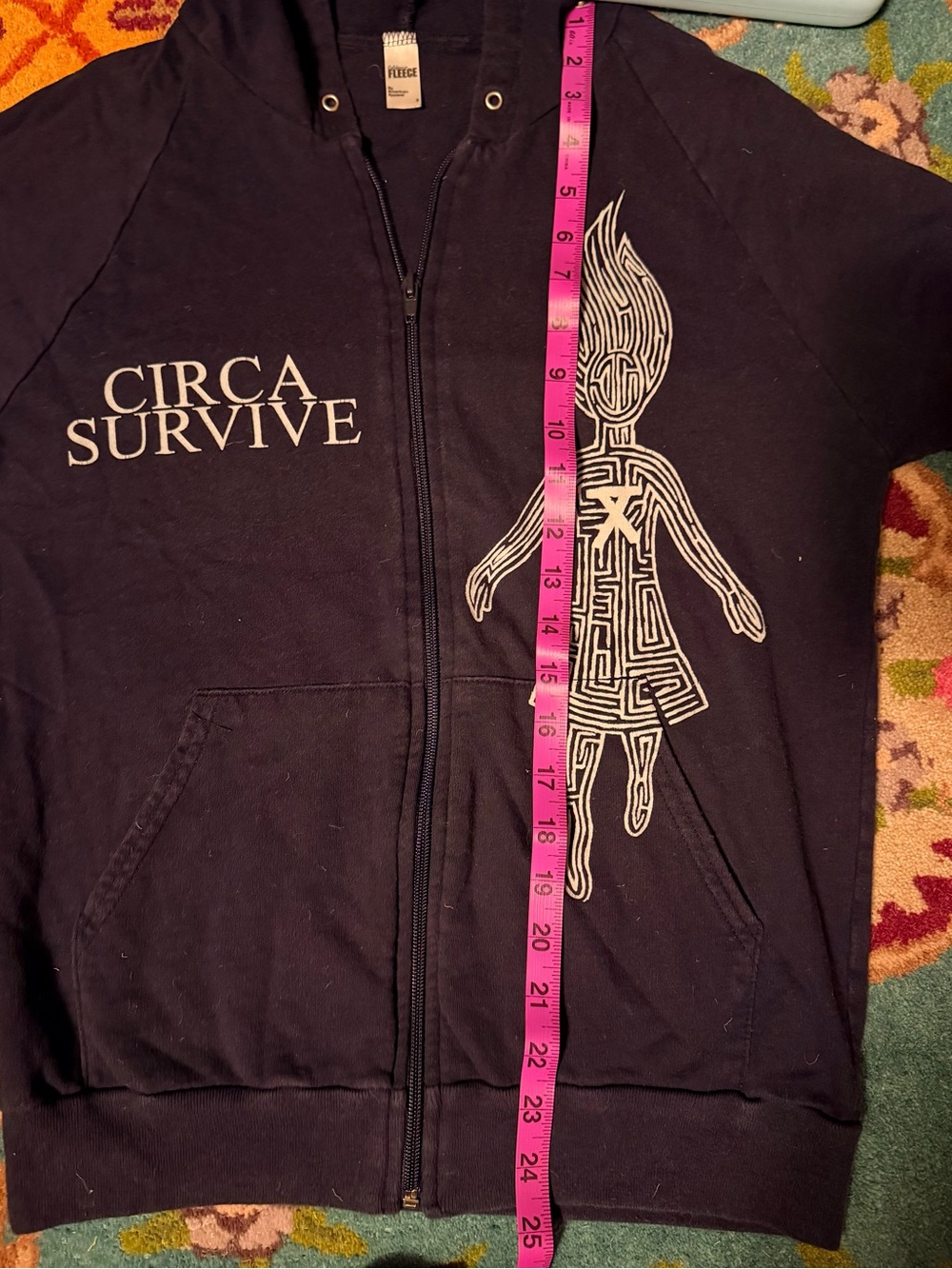 Circa Survive Zip Hoodie S - Picture 6 of 6
